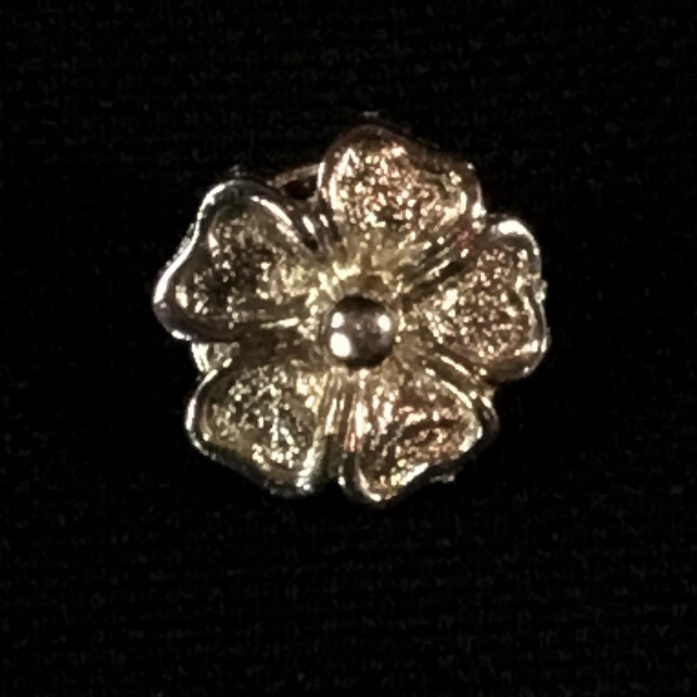 Silver Flower Pin